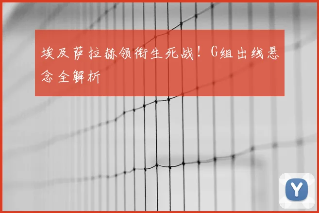 埃及萨拉赫领衔生死战!G组出线悬念全解析